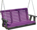 Poly Lumber Wood 4FT Porch Swing Amish Craftsmandship Made in USA HDPE by Unknown