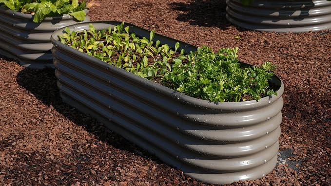 A ANLEOLIFE Set of 14 18 Inch Tall Raised Garden Beds Kit, Heart-Shaped - Image 6