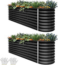 YITAHOME 24" Tall 9 in 1 Large Raised Garden Bed Kit, Outdoor Above Ground by YITAHOME