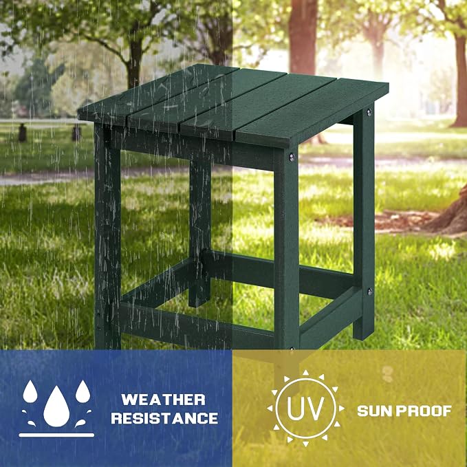 LZRS Adirondack Square Outdoor Side Table - Image 4