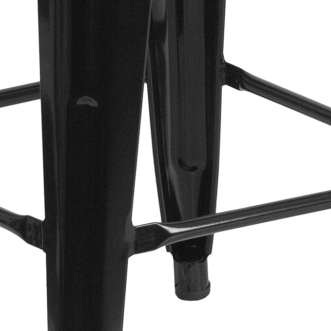 Flash Furniture 30"H Commercial Modern Metal Backless Barstool, Indoor/Outdoor - Image 8