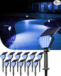 T-SUN Solar Lights Outdoor Waterproof IP65, 12 Pack LED Solar Spot Lights Color by T-SUN