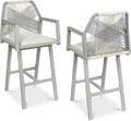 Best Choice Products Outdoor Bar Stools Set of 2, Bar Height, 360° Swivel by BestChoiceProducts