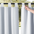 NICETOWN 2 Pieces Outdoor Patio Curtains Waterproof by NICETOWN