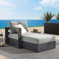 Modway Tahoe Aluminum Outdoor Chaise Lounge Gray by Modway
