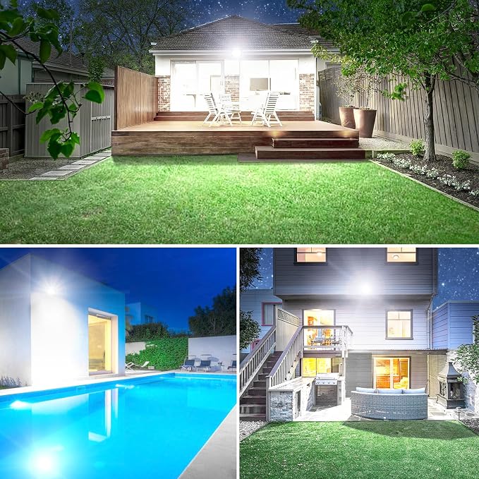 Onforu 80W LED Flood Lights Outdoor, 8000LM Super Bright Security Light - Image 8