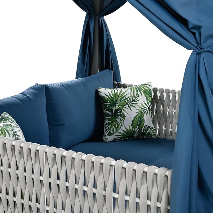 Outdoor Patio Sunbed Lounger - Image 9