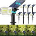 102 LEDs Solar Spot Lights Outdoor, Solar Spotlights Waterproof IP65, by KIPEINI