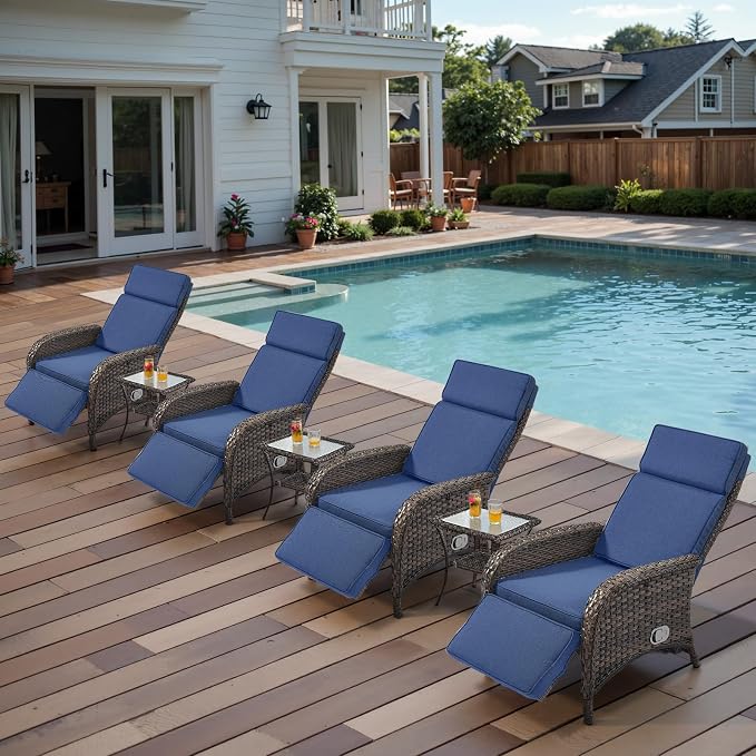 Belord 7 Piece Wicker Patio Furniture Set - Image 4