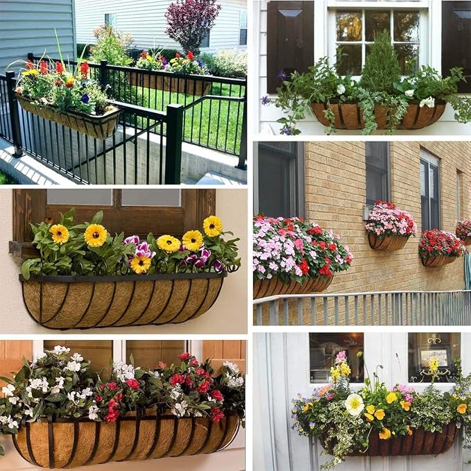 2pcs Trough Coco Liner 36 inch Wall Planter Replaceable Coco Liner - Image 3