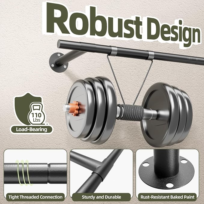 Plant Hanger Indoor 63 inch, Metal Planters Hanging Rod - Image 3