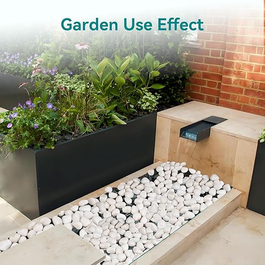 30 lbs White Rocks for Landscaping, 1-2 inch Decorative Rocks for Plants Indoor - Image 4