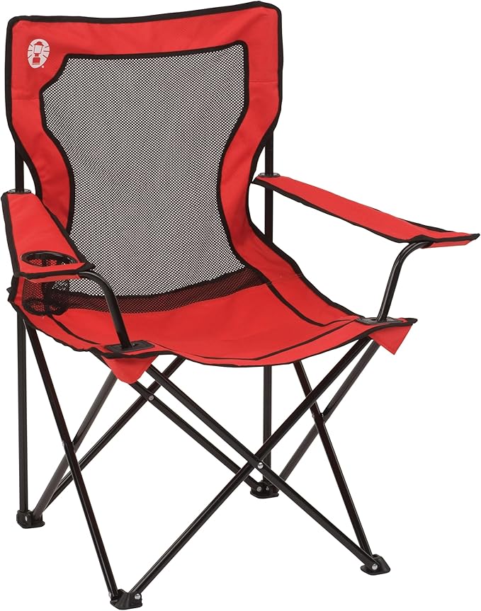 Coleman Broadband Mesh Quad Camping Chair by Coleman