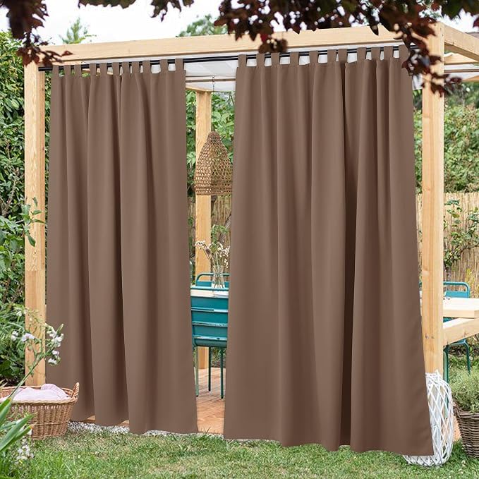 NICETOWN 2 Pieces Outdoor Curtainss - Image 2