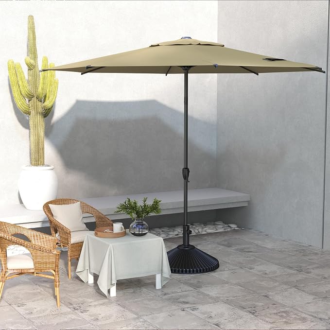Abba Patio 9FT Lyon Outdoor Patio Umbrella Outdoor Table Umbrella - Image 7