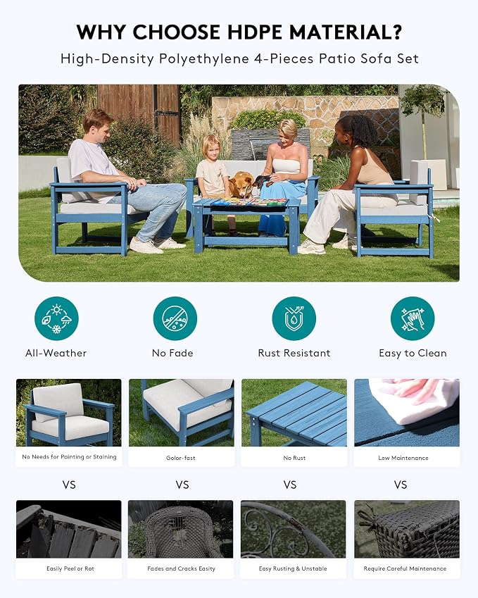 SERWALL 2 Pieces Single Cushioned Lounge Chair - Image 4