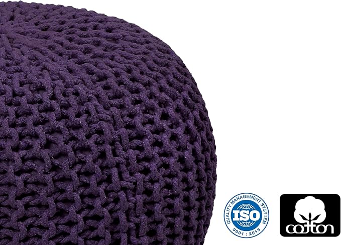 COTTON CRAFT Round Dori Pouf - Image 6