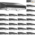 NIORSUN Solar Fence Lights, 24 Pack Deck Light, Led Lights Warm White Outdoor by NIORSUN