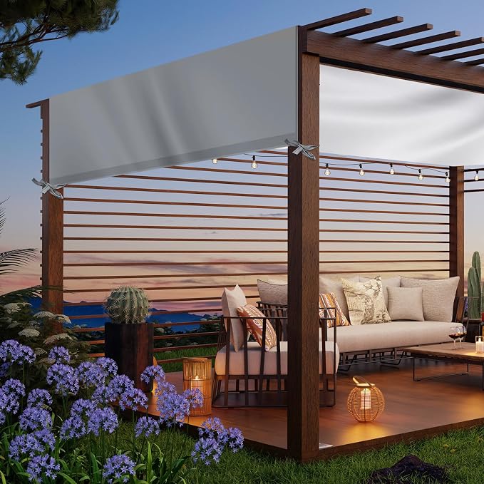 Universal Pergola Replacement Canopy Outdoor Canopy Shade Cover Waterproof - Image 5