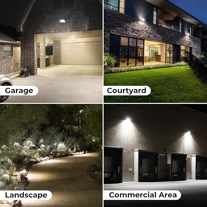 CINOTON 65W LED Flood Lights Outdoor, IP65 Waterproof Exterior Security Wall - Image 8