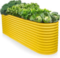 9-in-1 Galvanized Raised Garden Beds Outdoor // 8×2×2.5 ft Modular Planter by PlantPlot