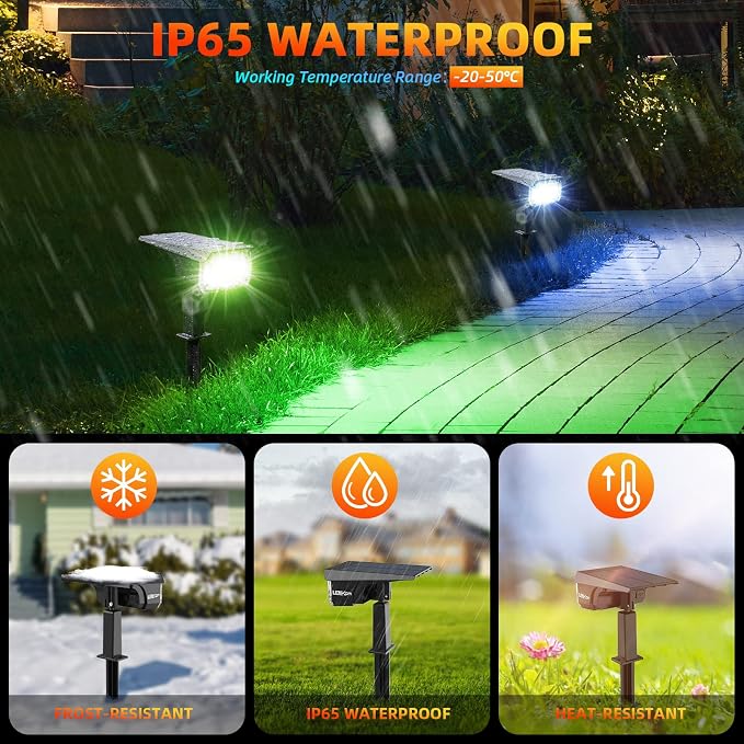 Color Solar Light Outdoor Waterproof Spotlights - Image 2