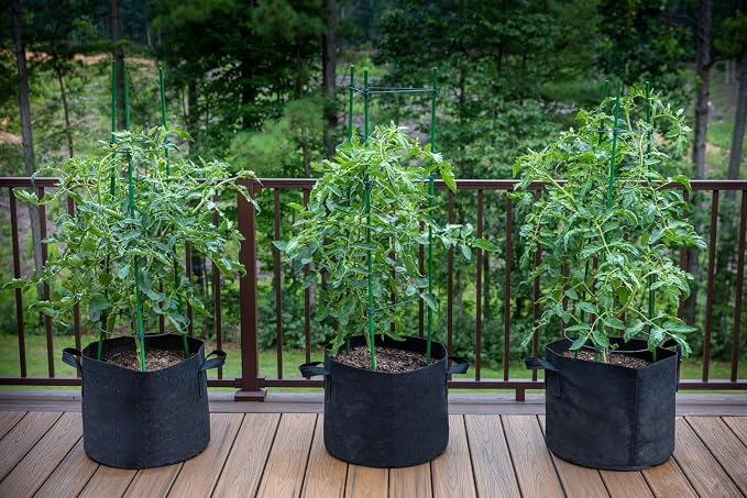 Gardzen 10-Pack 15 Gallon Grow Bags, Aeration Fabric Pots - Image 8