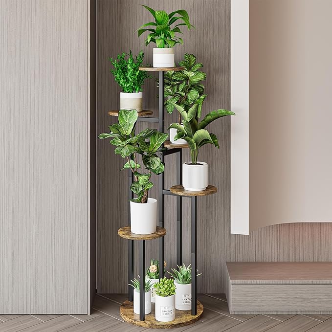 Plant Stand Indoor 6 Tier 9 Potted Multiple Flower Pot Holder - Image 2