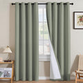 H.VERSAILTEX Linen Curtains 100% Blackout Curtains by HVERSAILTEX