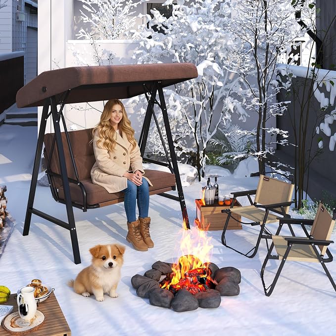 AECOJOY Outdoor Patio Swing Chair - Image 7