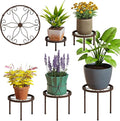 Plant Stand Indoor Outdoor 5 Pack Heavy Duty Metal Stand Multiple Plants by FILWH