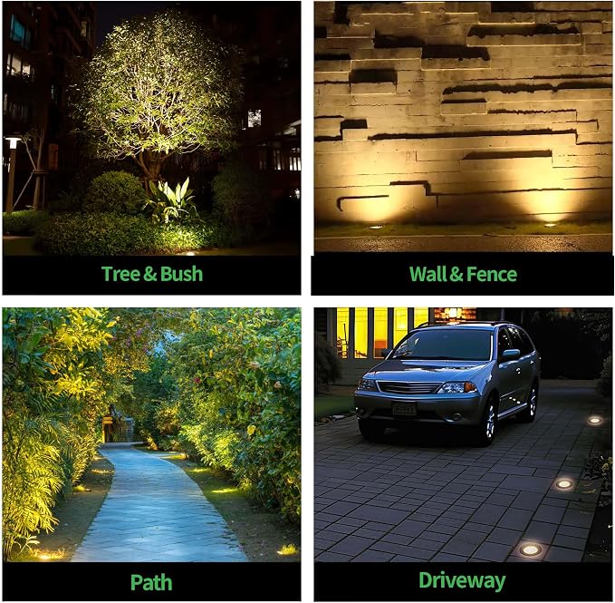Ground Well Lights, Landscape LED Low Voltage Inground Lights, Outdoor - Image 5
