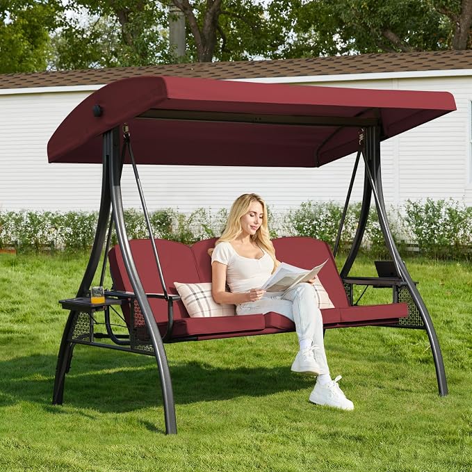 3-in-1 Convertible Outdoor Swing by Oungelark