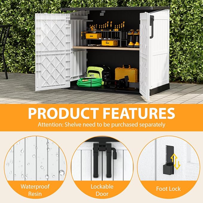 LHBcraft Outdoor Storage Cabinet 36 Cu Ft - Image 2