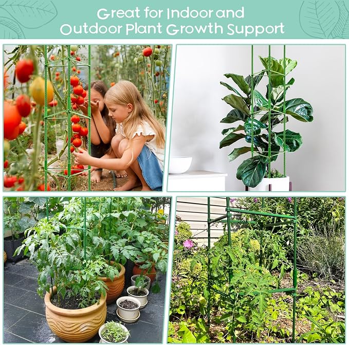 Legigo 2-Pack Tomato Cage for Garden Plant Support- Up to 63inch Garden Stakes - Image 7