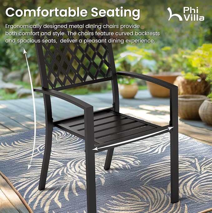 PHI VILLA 7 Piece Outdoor Dining Set - Image 3