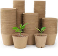 120 Packs 3.15 Inch + 4 Inch Peat Pots, Biodegradable Pots by Bluepro