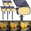 108 LED Solar Spot Lights Outdoor, Solar Lights Outdoor IP65 Waterproof by MinPea