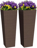Greesum 32 Inch Tall Plastic Planters by BuynowfromGreesum