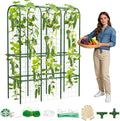 65" Tall Cucumber Trellis for Raised Bed, Garden Trellis for Climbing Plants by HOYEJYOU