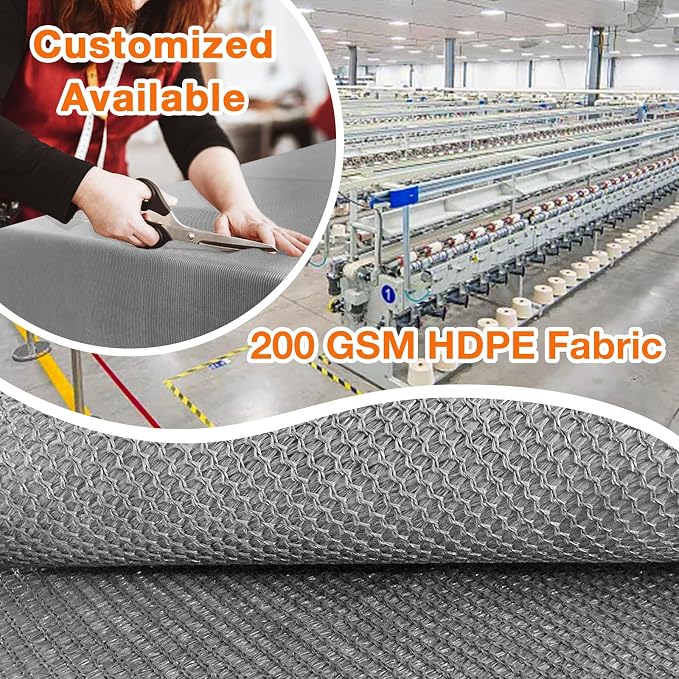 Artpuch Outdoor Pergola Shade Cover 7x20 FT Sun Shade Cloth - Image 2