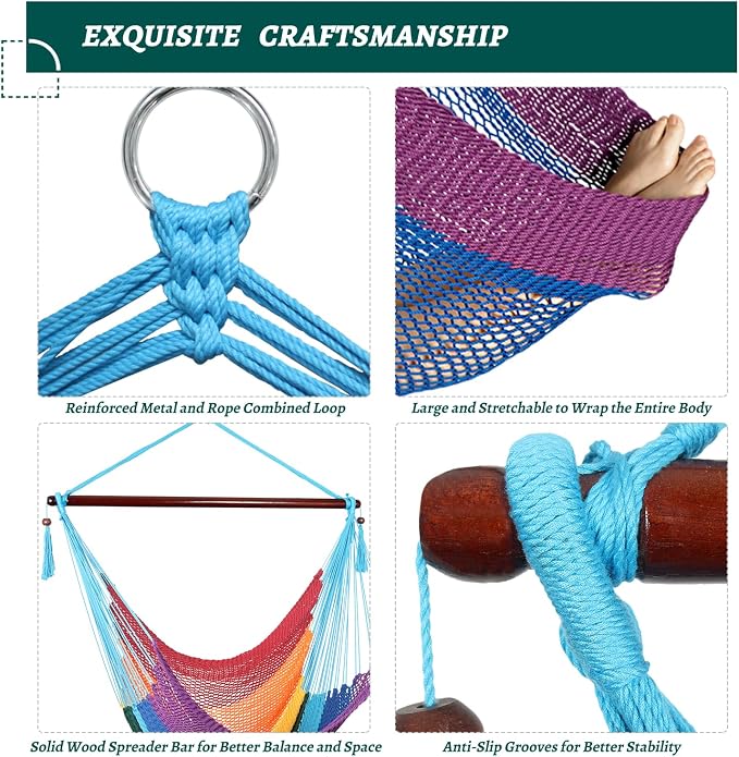 Caribbean Hammock Swing Chair - Image 4