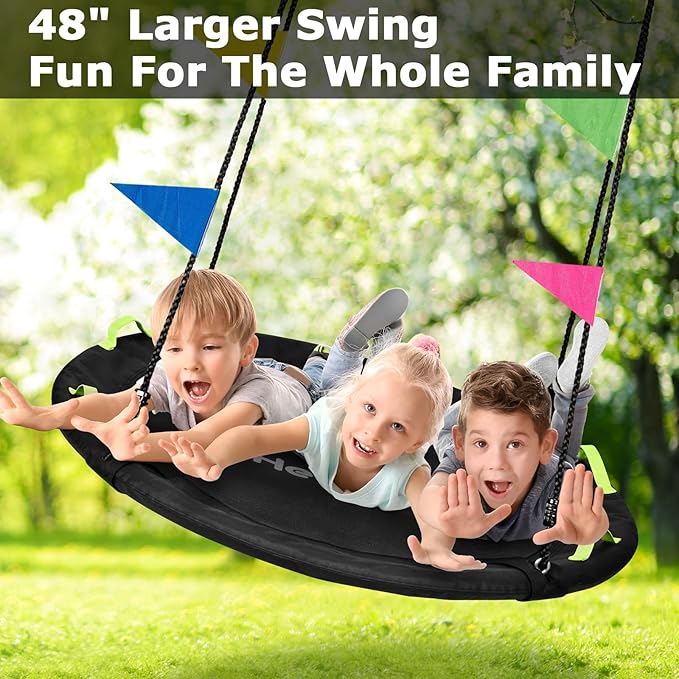48 inch Tree Swing, Larger Saucer Flying Swing - Image 5