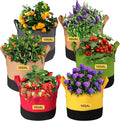Grow Bags 10 Gallon, 6 Pack Fabric Plant Pots by SouilGoal