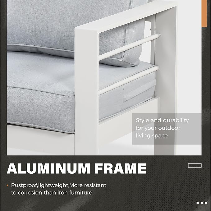 Solaste Aluminum Patio Furniture Set - Image 5