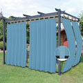 Easy-Going Outdoor Patio Curtains Detachable Tab Top Windproof Weatherproof by Easy-Going