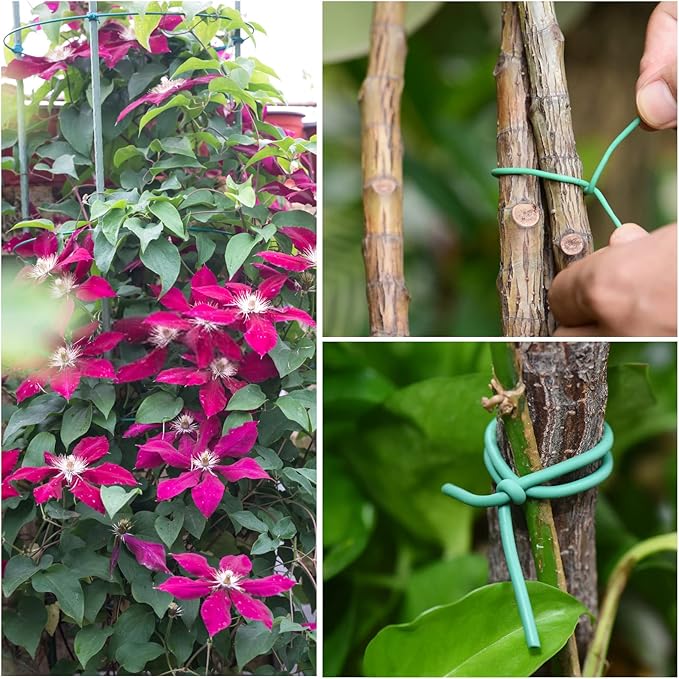 YDSL 88 feet Garden Flexible Wire, Soft Twist Plant Ties - Image 5