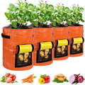 JJGoo Potato Grow Bags, 4 Pack 10 Gallon by JJGoo
