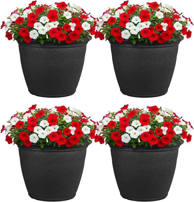 Sunnydaze 20-Inch Anjelica Large Plastic Pot by SunnydazeDecor