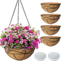 4 Pack 12 Inch Hanging Planters by KarlliuHOMEGARDEN